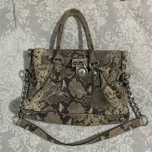 Michael Kors Snakeskin handbag